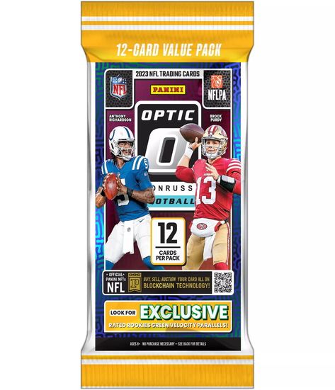 New! 2023 Donruss Optic Football Trading Cards Fat Pack was just added to eBay. Check it out! #eBay #eBaySeller https://ebay.us/aHoxGX Football Trading Cards, Collectible Trading Cards, Football Nfl, New 2023, Top Game, Creative Hobbies, Football Cards, Blockchain Technology, Sports Cards