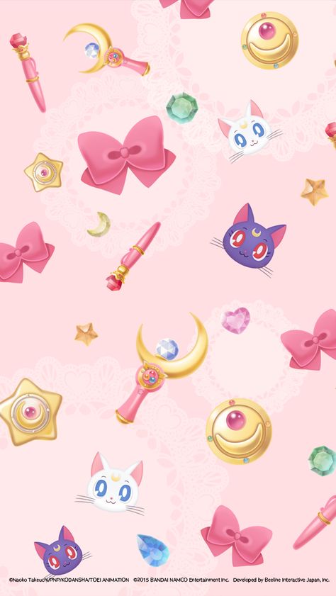 Sailor Moon Drops Wallpapers - Album on Imgur                              … Sailor Moon Party, Cat Manga, Sailor Moon Drops, Sailor Moon Background, Arte Sailor Moon, Android Theme, Minako Aino, Sailor Moon Aesthetic, Sailor Pluto