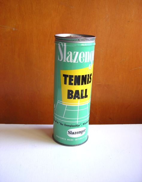 Vintage tennis balls Old School Tennis, Sport Packaging, Ball Packaging, Tennis Decor, Packaging Graphic Design, Big Boy Bedrooms, Tennis Racquets, Tennis Rackets, Vintage Tennis