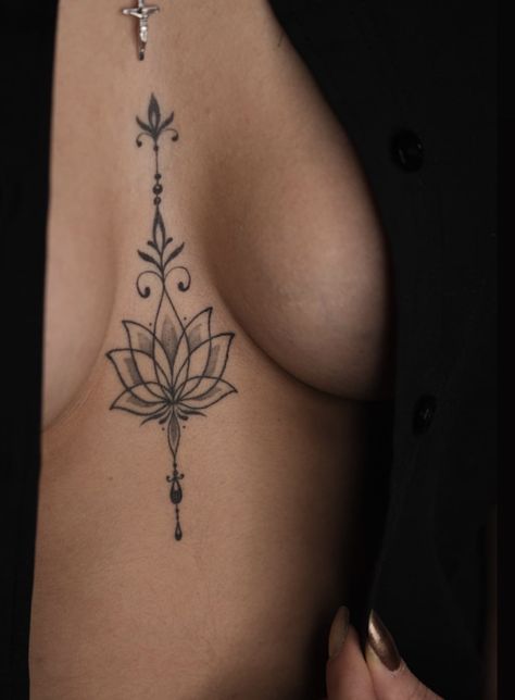 Law Of One Tattoo, Chest Line Tattoo Female, Women Tattoo Ideas Shoulder, Tattoo Ideas Middle Of Chest Women, Chest Tattoo Female Plus Size, Lotus Flower Tattoo Chest For Women, Women Shoulder Tattoo Ideas Unique No Flowers, Simple But Big Tattoos, Alternate Tattoos