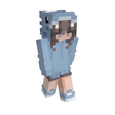 I’ve attached the skin link to this post!! || #tags ; shark minecraft skin , blue minecraft skin , baby blue minecraft skin , sneakers girl mc skin , gender neutral minecraft skin Shark Minecraft Skin, Minecraft Shark Build, Minecraft Clothes Skin, Shark Minecraft, Minecraft Skins Female Layout, Avatar Minecraft, Minecraft Skins Layout, Minecraft Skins Blue, Blue Minecraft