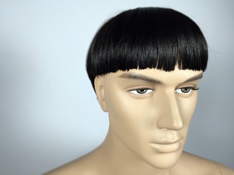 Bowl Cut Anime Bowlcut, Asian Bowl Cut, Kids Bowl Cut, Bowl Cut Wig Men, Meme Haircut Hairstyles, Korean Bowl, Bowl Cut Hair, Bad Haircut Meme, Asian Bowls