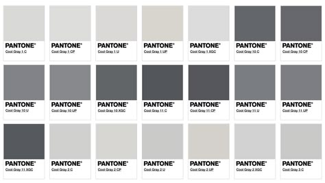 Grey Colour Chart, Gray Pantone, Soft Autumn Color Palette, Soft Summer Palette, Soft Summer Color Palette, Pantone Color Chart, Soft Summer Colors, Pantone Colour Palettes, Summer Color Palette