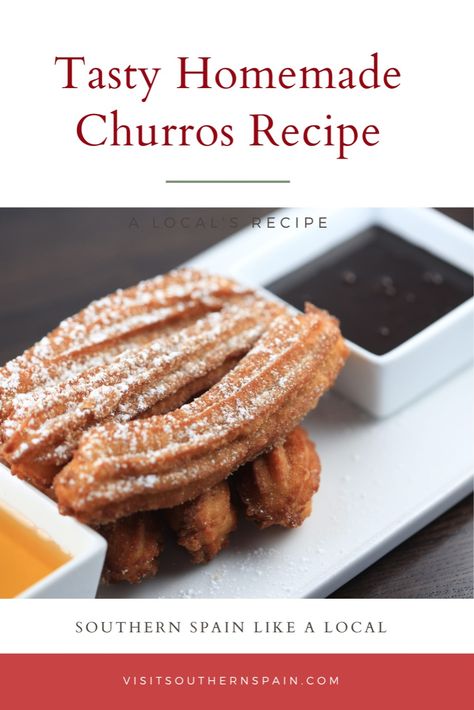 Ready to satisfy your cravings? Check out our authentic churros recipe Spanish! This recipe easy will guide you through making delicious churros from scratch. With tips for serving with con chocolate, you’ll elevate your dessert game. Enjoy these fluffy treats at any time of the year, and impress your guests with your cooking skills. Try this delightful recipe today and enjoy the joy of homemade treats with family and friends! Spain Food Recipes, Authentic Churros, Spain Countryside, Best Churros Recipe, Authentic Spanish Tapas Recipes, Spanish Flan Recipe, Spanish Chicken Recipes, Spain Travel Aesthetic, Homemade Churros Recipe