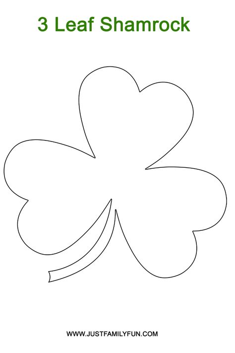 Download this free 3 leaf clover outline template. Full page image. #3leafcloveroutline #clover #template #fullpageclover #shamrock 3 Leaf Clover Drawing, 3 Leaf Clover, Three Leaf Clover Drawing, Shamrock Outline, Shamrock Template Free Printables, Shamrock Stencil, Clover Outline, 4 Leaf Clover Template Free Printable, Four Leaf Clover Outline