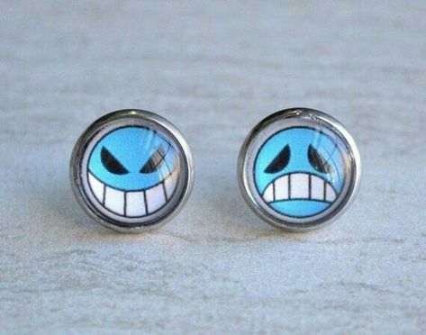 One Piece Earrings, Earrings Anime, Anime Earrings, Portgas D Ace, One Piece Cosplay, Queen Jewelry, Anime Jewelry, One Piece Wallpaper Iphone, Silver Jewelry Box