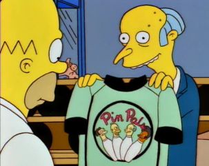 :) Simpsons Costumes, Chief Wiggum, Comic Book Guy, Mr Burns, Pin Pals, Matt Groening, Second Job, Interesting Images, Bowling Ball