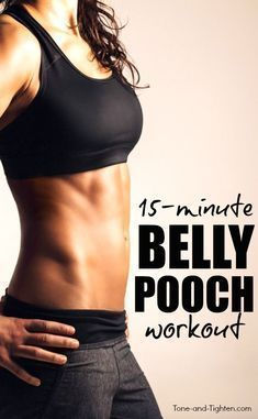 Tone Your Stomach, Pooch Workout, Lower Belly Pooch, Belly Pooch Workout, Workout Man, 15 Minute Workout, Abs Exercises, Belly Pooch, At Home Abs