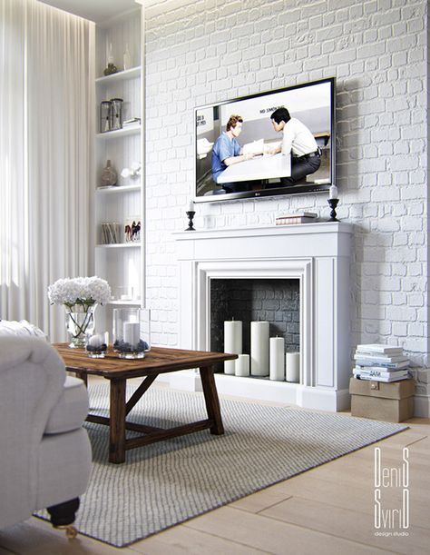 Brick tv wall ideas