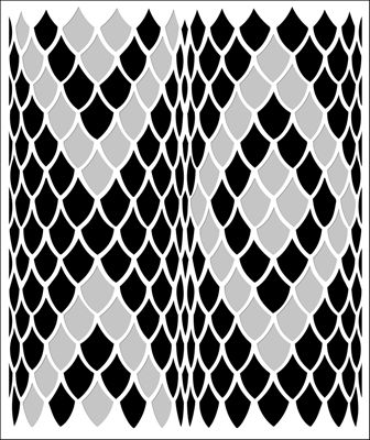 Snake stencil from The Stencil Library MODERN DESIGN range. Buy stencils online. Stencil code MD8. Snake Skin Drawing, Library Modern Design, Beaded Snake Pattern, Snake Stencil, Library Modern, Snake Skin Design, Serpent Tattoo, Hand Carved Walking Sticks, Stencils Online