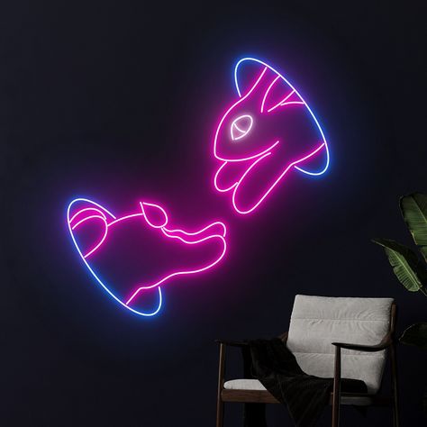 #NeonSigns #BrightIdeas #NeonSignNames #NeonInspiration #NeonRoom #RoomDecor Rabbit Burrow, Bunny Hopping, Neon Moon, Neon Decor, Neon Logo, Rope Light, Led Neon Lighting, Neon Art, Led Sign