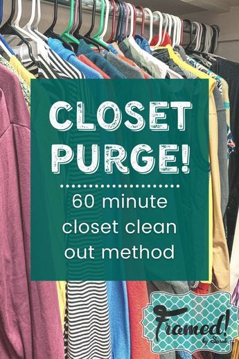 How To Do A Closet Clean Out, Closet Color Scheme, How To Clear Out Your Closet, Closet Clean Out List, Organize Ideas For The Home, How To Downsize Your Wardrobe, How To Clear Out Your Wardrobe, Closet Cleaning Tips, Downsizing Your Closet