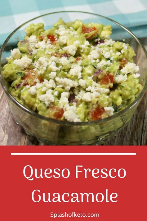 Quest Fresco Recipes, Queso Fresco Recipe, Queso Fresco Cheese, Sides Recipes, Guacamole Recipe, Cream Cheese Recipes, Queso Fresco, Appetizer Dips, Side Recipes