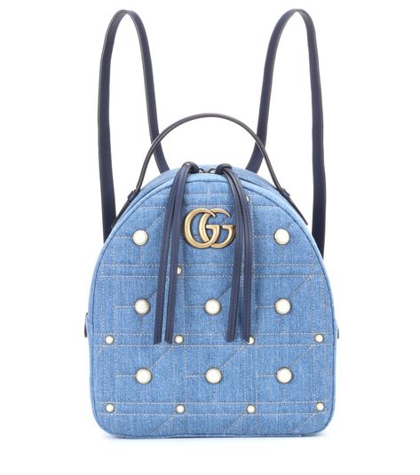 Gucci Backpack, Rucksack Bags, Knapsack Bag, Decorated Bags, Denim Backpack, Pack Backpack, Embellished Bags, Rucksack Bag, Embellished Denim