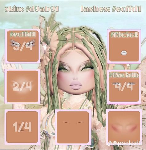 Dress To Impress Face Combos, Fancy Dress Code, Dti Hacks, Custom Makeup, Ethereal Dress, Dti Ideas, Dti Fits, Bratz Inspired Outfits, Aesthetic Roblox Royale High Outfits