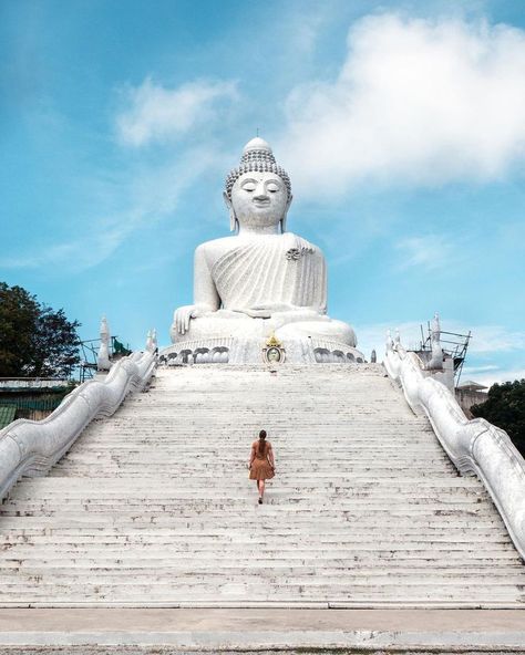 Best vacation destinations Thailand Big Buddha, Thailand Buddha Temples, Thailand Vacation Photos, Phuket Temples, Phuket Thailand Photo Ideas, Phuket Photo Ideas, Phuket Thailand Photography, Thailand Photo Ideas, Temples Thailand