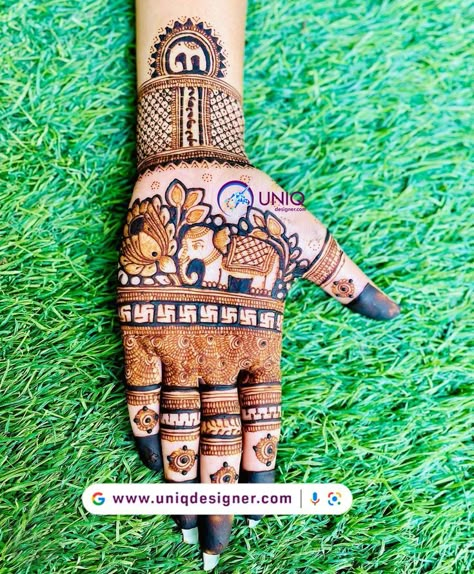 Half Hand Mehndi, Half Hand Mehndi Design, Elephant Mehndi, Designer Mehandi, Cartoons Krishna, Normal Design, Peacock Mehndi Designs, Short Mehndi Design, Hand Mehndi Design