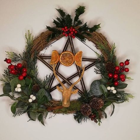 Yule Door Decorations, Pagan Decorations, Pagan Ornaments, Dark Yule, Yule Tree Decorations, Yule 2024, Yule Wreath, Yuletide Decorations, Yule Decor