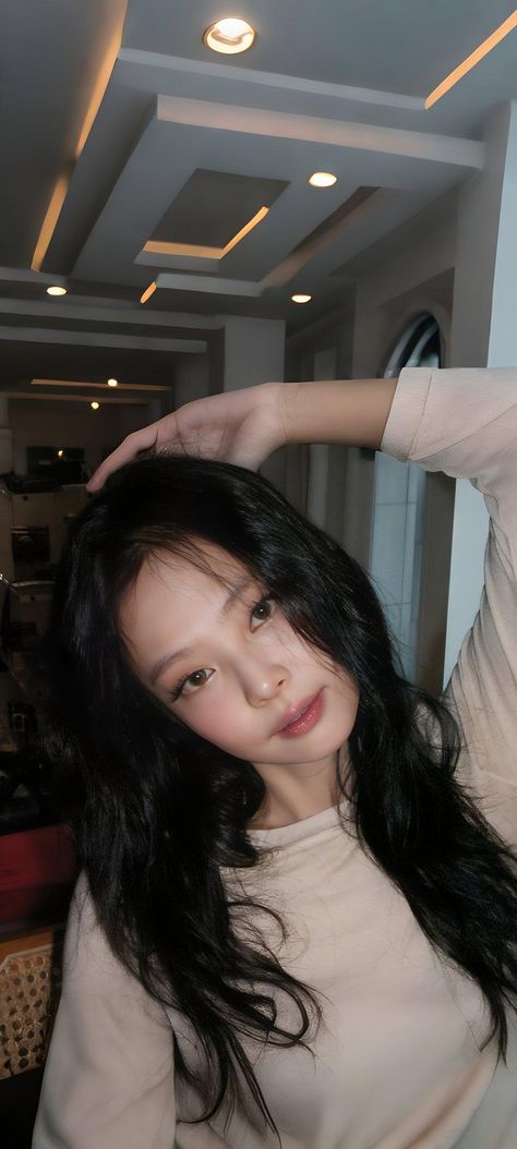 Jennie Kim Makeup Look, Jennie In Real Life, Jennie Calvin Klein Wallpaper, Jennie Haircut, Jennie Black Wallpaper, Jennie Kim Blackpink Wallpaper, Jennie Cute Wallpaper, Jennie It Girl, Drawing Ideas Kawaii