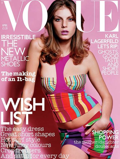 Angela Lindvall, Vogue British, Nadja Auermann, Vogue Magazine Covers, Vogue Archive, Fashion Magazine Cover, Mario Testino, Vogue Us, Vogue Covers