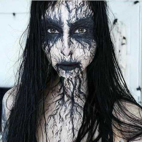 Haunted House Makeup, Carnaval Make-up, Halloweenský Makeup, Halloween Make-up Looks, Horror Make-up, Creepy Halloween Makeup, Witch Makeup, Halloween Makeup Scary, Horror Makeup