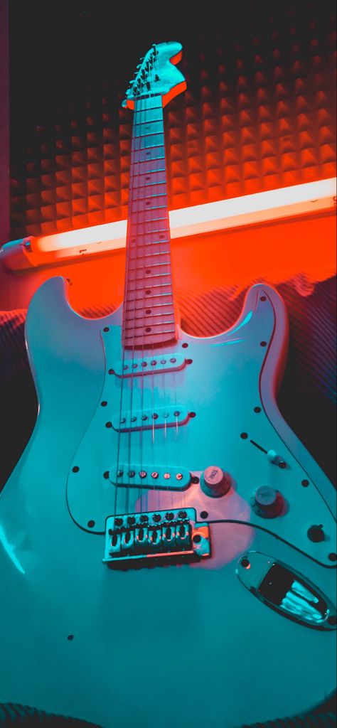 Electric Guitar, Guitar, Blue