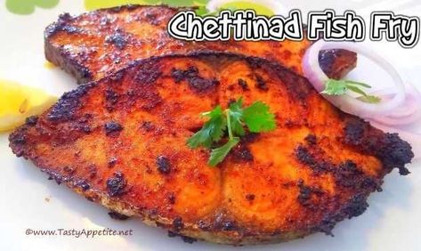 Vanjaram Fish Fry Fish Fry Recipe, King Mackerel, Beef Bowls, Fried Fish Recipes, Fish Fry, Healthy Fish, South Indian Food, Indian Spices, Fried Fish