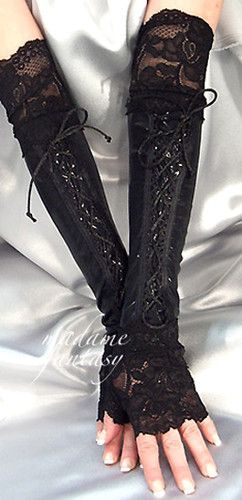 Goth Gloves, Black Lace Gloves, Lace Fingerless Gloves, Long Fingerless Gloves, Gothic Clothes, Lace Gloves, Long Gloves, Gothic Outfits, Wet Look