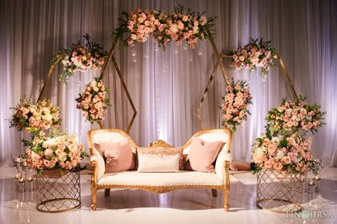 0021 AO Marriott Hotel San Diego Wedding Photography Arab Marriage, Ceiling Flowers, Engagement Stage Decoration, Reception Stage Decor, Wedding Stage Backdrop, Wedding Hall Decorations, Wedding Stage Decor, Reception Backdrop, Rustic Wedding Decorations