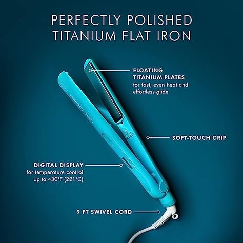 #amazonad Titanium Hair Straightener, Moroccan Oil Hair, Titanium Flat Iron, Ceramic Flat Iron, Beauty Planet, Hair Straighteners Flat Irons, Hair Quiz, Coarse Hair, Coily Hair