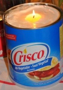 Crisco Candle, Emergency Candles, Emergency Prepardness, Emergency Preparation, Emergency Prepping, It Goes On, Shortening, Emergency Kit, In Case Of Emergency