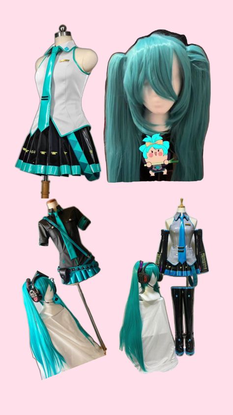 Hatsune Miku Cosplay, Miku Chan, Miku Hatsune Vocaloid, Miku Cosplay, Anime Crafts, Anime Cosplay, Splatoon, Hatsune Miku, Cosplay Anime