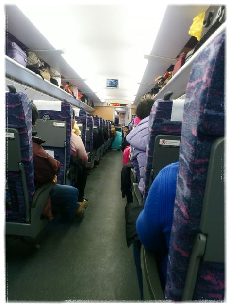 Inside the CRH train >> by train: Guilin > Nanning > Hanoi // China // Vietnam Inside A Train, Train Inside, Inside The Train, Nanning, Guilin, Time To Move On, Days Left, The Bus, Move On