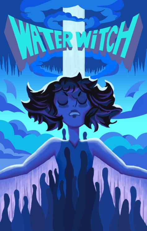 Witch Album Cover, Steven Universe Poster, Lapis Lazuli Steven Universe, Steven Universe Lapis, Greg Universe, Water Witch, Space Rocks, Steven Universe Funny, Arte Alien