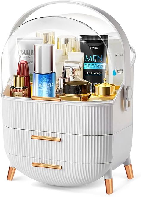 Makeup organizer,vanity organzier,Shower caddy,Jewelry storage box,Cosmetics storage box,Medicine box,gift Bedroom Vanity Desk, Bathroom Countertop Storage, Bottles Of Water, Makeup Storage Organizer, Acrylic Storage Box, Makeup Vanities, Lipstick Organizer, Luxury Beauty Products, Bathroom Gifts