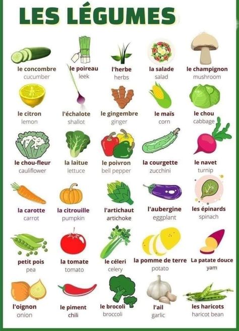 French Vocabulary Food, French Food Words, Foods In French, French Vocabulary Flashcards, French Preschool Activities, French Language Learning Kids, Food In French, French Study, French Vocab