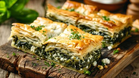 Greek Side Dishes, Greek Recipes Easy, Spanakopita Recipe, Cheese Pie Recipe, Greek Spinach Pie, Spinach Casserole, Spinach Pie, Cheese Pie, Greek Cooking