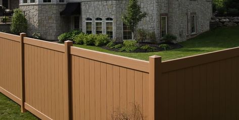 Privacy Fence Design Ideas - Landscaping Network Front Yard Australia, Ideas Landscaping Front Yard, Driveway Fence, Vinyl Privacy Fence, Privacy Fence Designs, Cheap Fence, Brick Fence, Lattice Fence, Landscaping Front Yard