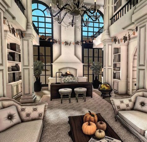 Bloxburg Bloxburg Fancy House Ideas, Royal Bloxburg House, Classy Bloxburg House, Bloxburg Loft House Exterior, Bloxburg Cottage Mansion, Rustic House Bloxburg, Bloxburg Custom Builds, Elegant Bloxburg House, Bloxburg Traditional House