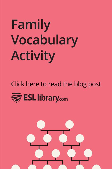 Family Vocabulary Activity Engaging Vocabulary Activities, Family Tree Esl Worksheet, Build Vocabulary Adults, Esl Family Vocabulary Worksheets, Esl Vocabulary Games, Review Activities, Activities For Adults, Brother In Law, Vocabulary Activities