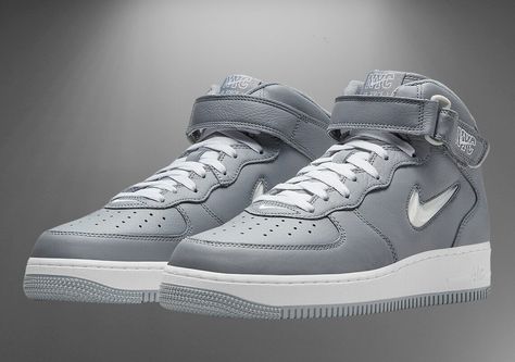 Nike Air Force 1 Mid QS Shoes "NYC" Cool Grey White DH5622-001 Men's Size NEW Get a price at https://copapair.com/nike-air-force-1-mid-qs-shoes-nyc-cool-grey-white-dh5622-001-mens-size-new/ Nike Air Force Mid, Nike Air Force 1 Mid, Air Force 1 Mid, Grey Nikes, Nike Air Force 1, Nike Air Force Sneaker, Air Force 1, Nike Air Force, Grey And White