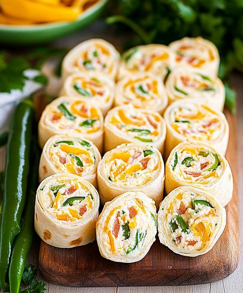 Jalapeno Popper Cream Cheese Pinwheels With Tortillas Recipe Pinwells Appetizers Cream Cheese, 2024 Appetizers, Mini Peppers Stuffed, Cream Cheese Stuffed Mini Peppers, Cheese Stuffed Mini Peppers, Crockpot Little Smokies, Mini Peppers Recipes, Little Smokies Recipes, Smokies Recipe