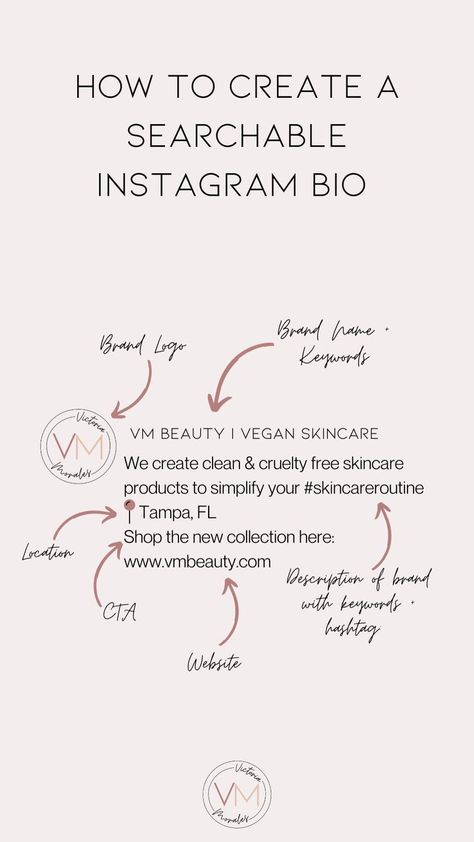 What You Need To Create The Perfect Instagram Bio For Your Small Business Page | Social Media Tips Starting A Business Instagram Account, Beauty Business Social Media, How To Grow Your Brand, Instagram Building Tips, How To Build Your Brand Social Media, How To Start A Instagram Business, Create Small Business, Tips For Starting A Business, Insta Bio For Business Account