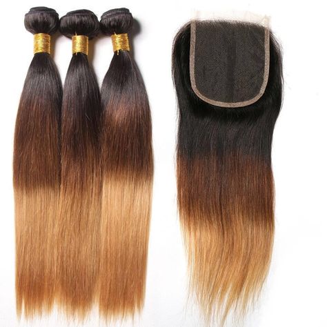 3 tone ombre straight hair with closure Midnight Blue Hair, Peruvian Hair Weave, Long Weave Hairstyles, Peruvian Hair Bundles, Body Wave Weave Hairstyles, Natural Hair Weaves, Black Hairstyles With Weave, Model Smile, Straight Human Hair Bundles