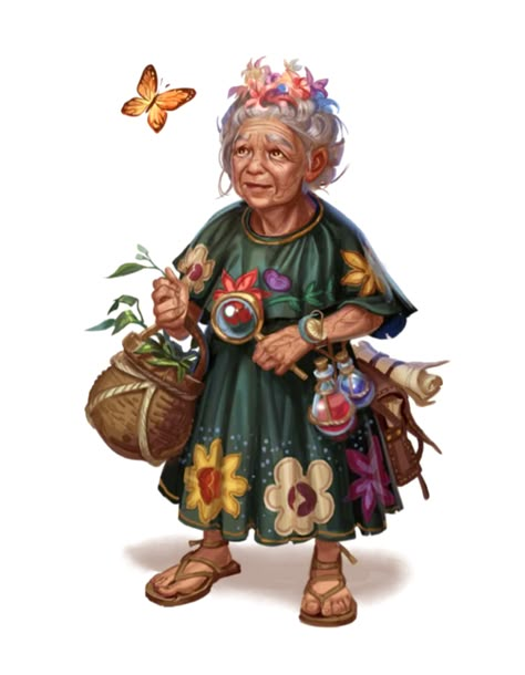 Female Old Human Wizard Transmuter - Pathfinder PFRPG DND D&D 3.5 5E 5th ed d20 fantasy Old Druid Dnd, Eldath Dnd, D&d Npc Ideas, Dnd 5e Character Art, Dnd Old Lady, Old Character Art, Old Wizard Art, Old Halfling, Old Dnd Character