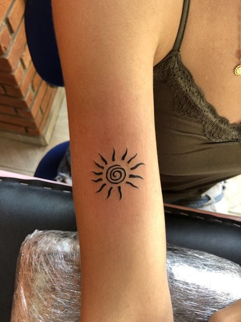 Sun Tattoo, A Tattoo, Tattoo Ideas, The Sun, Tattoo Designs, Sun, Tattoos, Art