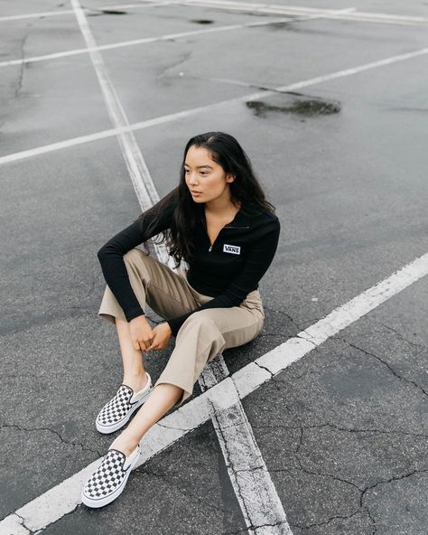 The most comfortable shoes at Zappos aren’t clunky or ugly — they’re the Vans Classic Slip-Ons loved by celebrities like Dakota Johnson. They cost under $60 online. Vans Shoes Outfit Women, Slip On Shoes Outfit, Shoe Model, Vans Classic Slip On Outfit, Vans Slip On Outfit Women, Vans Checkered Slip On Outfit Women, Vans Slip Ons Outfit, Vans Checkerboard Outfit Hijab, Slip On Vans Outfit