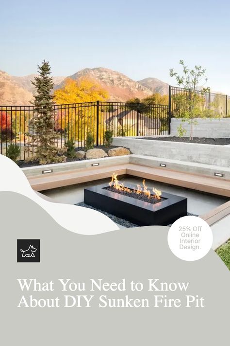 When it comes to backyard landscaping, few features are as impressive as an outdoor sunken fire pit. This article will provide all the information you need to build your own backyard sunken seating area and share some sunken fire pit ideas. You’ll also learn about the planning stages of the finished product. So whether you’re just getting started or you’re already well on your way, read on for everything you need to know about a DIY sunken fire pit! Sunken Seating Area, Sunken Fire Pit, Sunken Seating, Sunken Fire Pits, Conversation Pit, Round Fire Pit, Fire Pit Seating, Fire Pit Ideas, Fire Pit Area