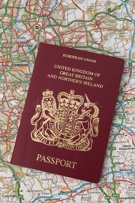 U.K. Passport. A U.K. Passport On A Map Of London , #spon, #Passport, #Map, #London #ad Uk Passport Aesthetic, Vip Card Design, London Passport, Ssn Card, Biometric Passport, Passport Information, International Passport, Passport Application, Travel Aesthetics