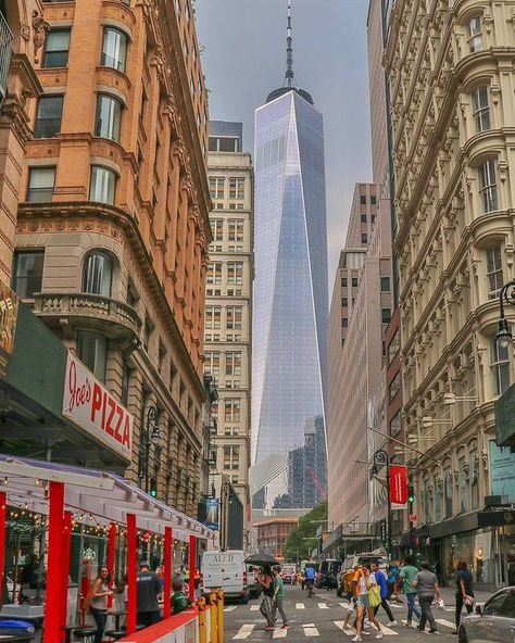 @nycityworld shared a photo on Instagram: “✨Fulton St/One World Trade/Joe’s Pizza 🍕✨ ⠀ Post by 📸 @newyorkcitykopp 😍🌇 🚀FOUNDER: @marknayman ✨ ✈Mark your photo with tag #nycityworld…” • Jul 26, 2021 at 8:00pm UTC Pizza Post, Fulton Street, I Love Nyc, Ny City, Financial District, Nova York, World Trade, Good Afternoon, New York Travel